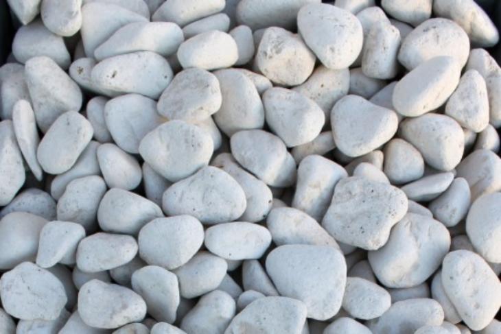 Белая галька галтовка (20-40 мм.)  купить в Пятигорске от производителя, без посредников